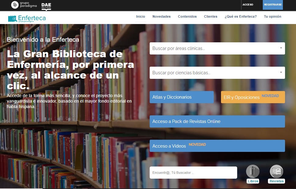 Portada del Sitio Web